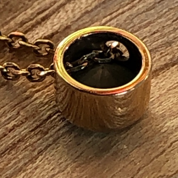 14K Yellow Gold Blue Topaz 18.5” Necklace. - Picture 13 of 14